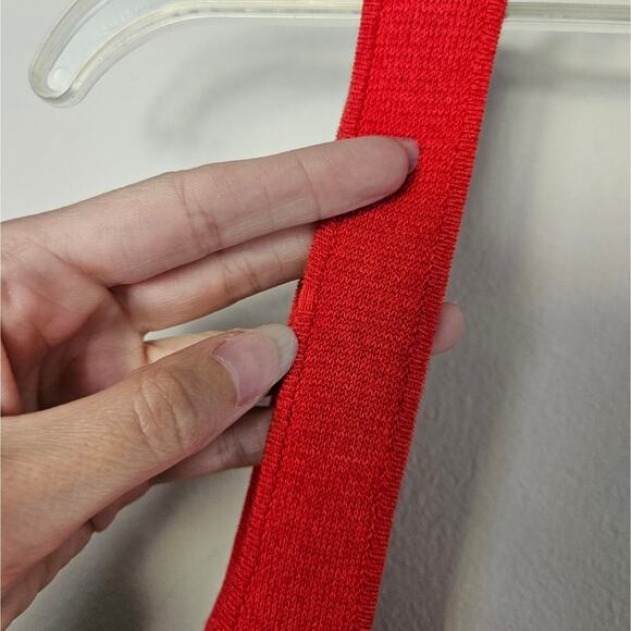 J. Crew Cherry Red Squareneck Mini Sweater-Dress NWOT Size Large - Picture 4 of 11